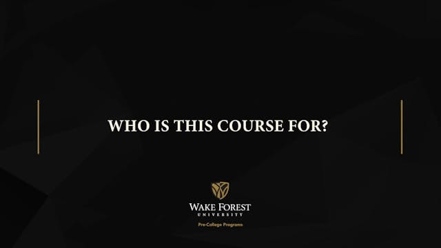 Video preview for Who is this course for?